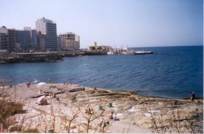 Tigne Seafront, Beach